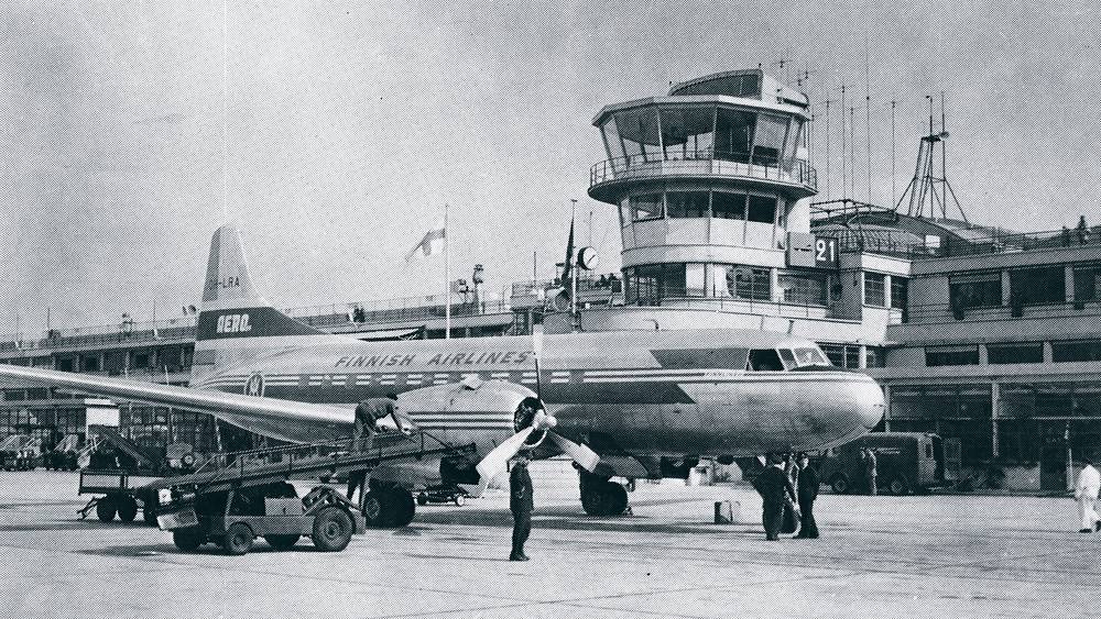 Finnish Airlines aircraft on ground